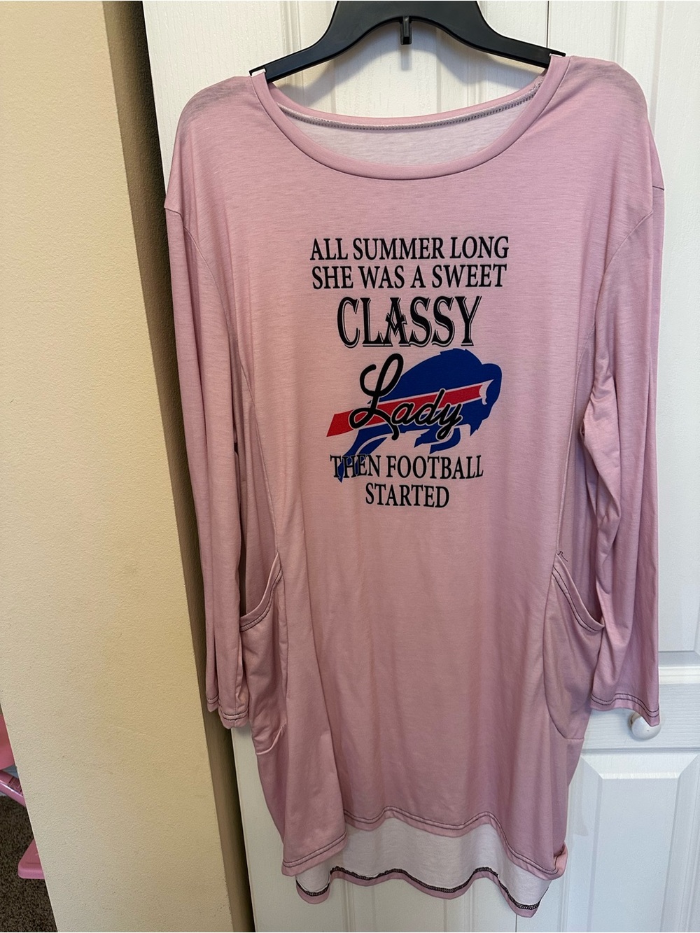 Buffalo Bills Pink 'Classy Lady' Graphic Loungewear